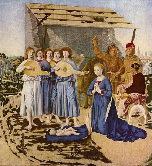 Piero della Francesca Geburt Christi Norge oil painting art
